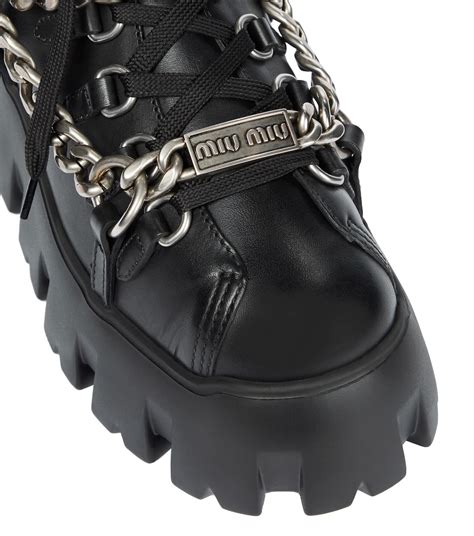 miu miu chain boots